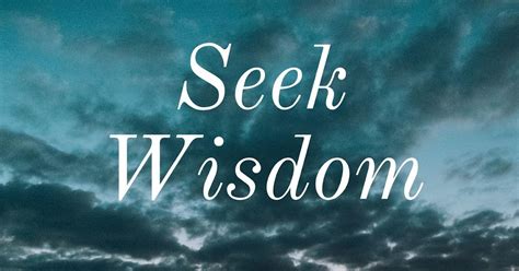  Seeking Wisdom? Embrace the Seeds of Wisdom